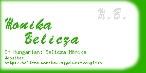 monika belicza business card
